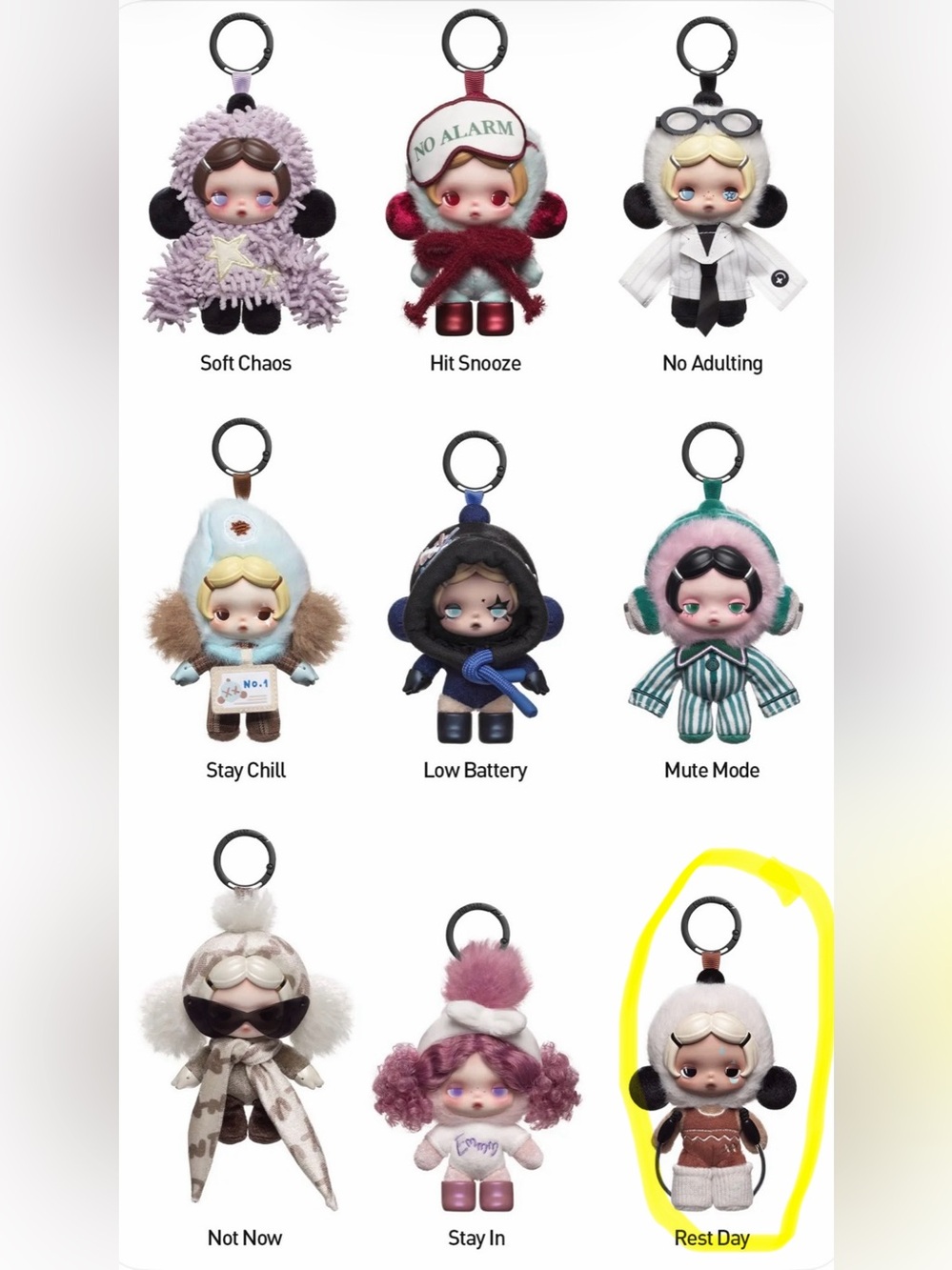 Popmart SKULLPANDA Off Mode Series Plush Doll
Pendant - Picture 3 of 7